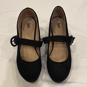 Split Black Women's Shoes